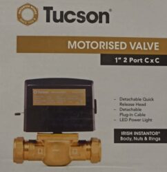 tucson 1 inch 2 port- c x c motorised-valve