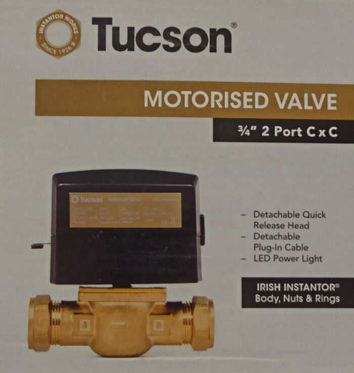 tucson-3-4 inch- 2 port-motorised-valve