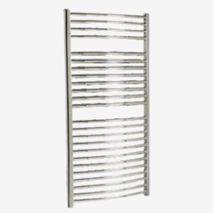 chrome-plated-curved-towel-warmers-with-round rails