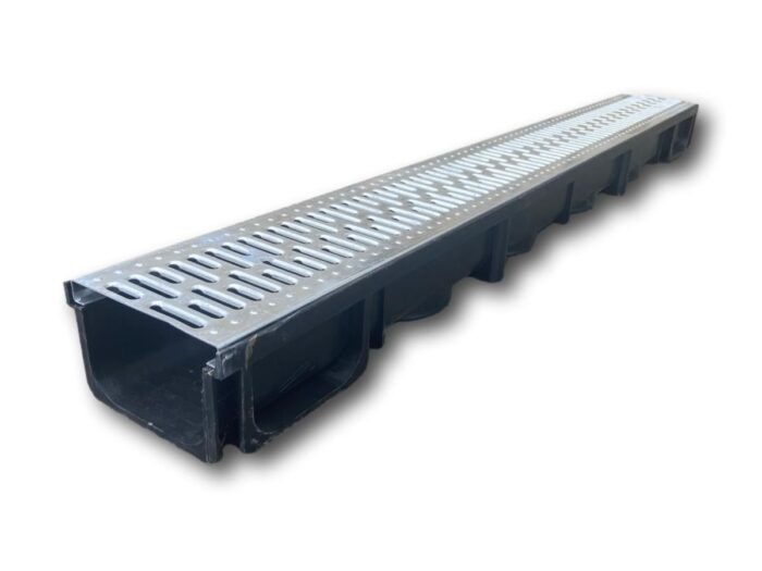 1M Polypropelene Restricted Channel And Galv Grating