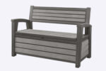 Hudson 227L Storage Bench - Grey